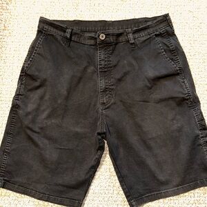 Men's Wrangler Black Casual Cotton Shorts